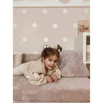 Pohovka Mini Pohovka pro děti Montessori Standard Manšestr Levandulová