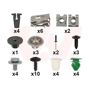 Blatník karosérie Montážní sada, blatník VAN WEZEL 4908796