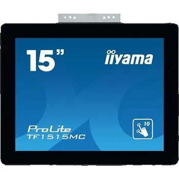 Počítač 15" iiyama TF1515MC-B2: TN, XGA, capacitive, 10P, 350cd/m2, VGA, DP, HDMI, černý