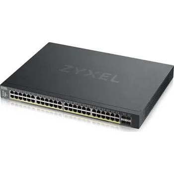 Switch Zyxel XGS1930-52HP, 52 Port Smart Managed PoE Switch, 48x Gigabit PoE and 4x 10G SFP+, hybird mode, standalone or Nebula