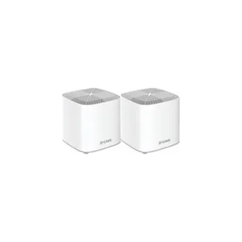 D-Link AX1800 Dual-Band Whole Home Mesh Wi-Fi 6 System (2-Pack)- 1 Gigabit LAN ports and 1 Gigabit WAN port- Expanda