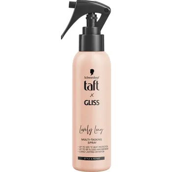 Stylingový přípravek Schwarzkopf Taft Gliss Lovely Long sprej na vlasy pro tepelnou ochranu 150 ml
