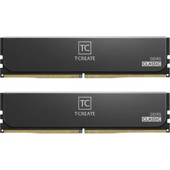 Operační paměť TEAMGROUP 32GB=2x16GB DDR5 5600MHz CL46-46-46-90 moduly s chladičem T-CREATE CLASSIC black