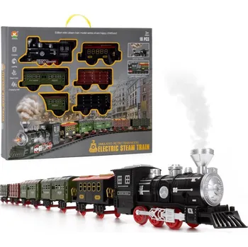 Vláček a vláčkodráha Springos Parní vláček pro děti KG0053