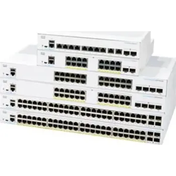 Switch CBS250 Smart 24-port GE, Partial PoE, 4x1G SFP