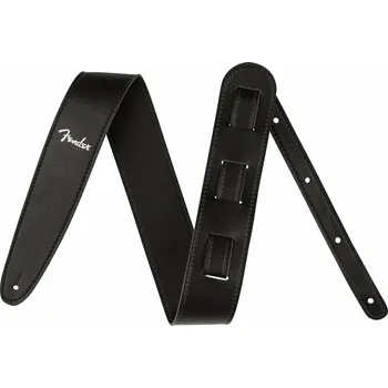 Strunný nástroj Fender Vegan Leather Strap 2.5'' Black Kytarový pás (Jako nové)