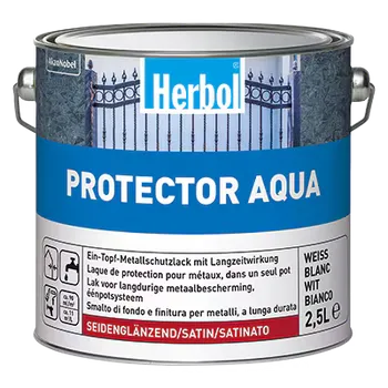 Lak na dřevo Protector AQUA 1 l bílý Herbol
