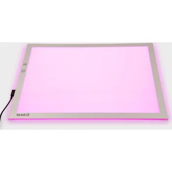LED panel TickiT Světelný LED panel s měnícími barvami A3