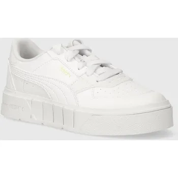 Dívčí obuv Dětské sneakers boty Puma Cali Court Lth PS 394385 bílá 00X, EUR 31.5