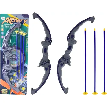 Luk Luk pro děti s přísavkovými šípy, fialový, 3 kusy