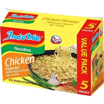 IndoMie Nudle s Kuřecí příchutí, Balení 5 X 70 g