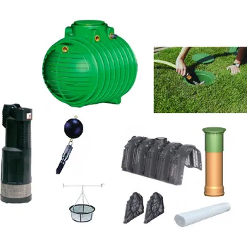 nádrž GRAF Sada výrobků - Nádrž Columbus 3,7 m2 vč. vsakovací sady