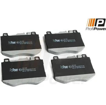 Brzdová destička Sada brzdových destiček, kotoučová brzda ProfiPower 1B1238