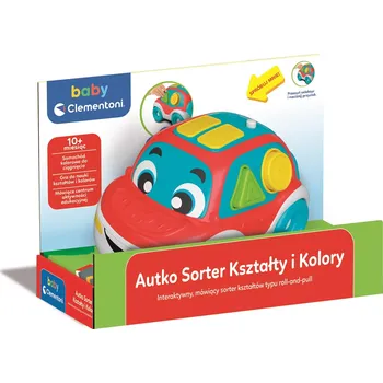 Hračka autíčko se tříděním tvarů a barev