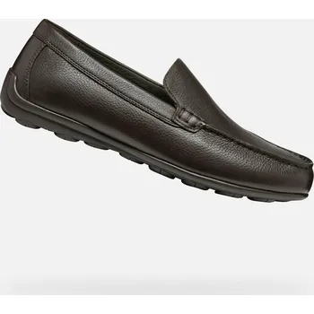 Pánská obuv Geox Pánské Tmavě hnědé pánské mokasíny Geox Spherica EC16 Hnědá 44 (2985730)