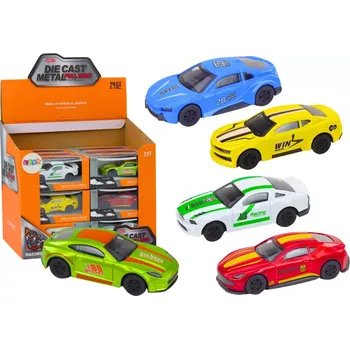 autíčko LEAN Toys Pružina auta Kovový pohon Gumová kola 1:43
