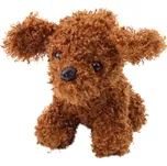 Plyšový kamarád pudlík 20 cm hnědý