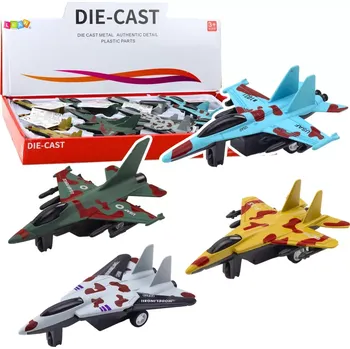 autíčko Vojenský tryskový stíhač s třecím pohonem 11 cm