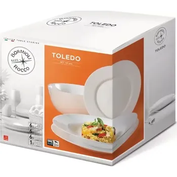 Bormioli Rocco 19 dílná sada talířů Toledo