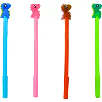 Kuličkové pero s dinosaurem, černý inkoust, 0,5 mm