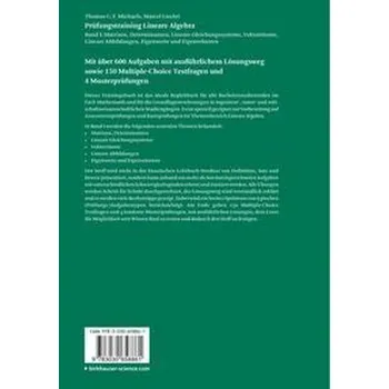 Matematika Prüfungstraining Lineare Algebra - Michaels, Thomas C. T.