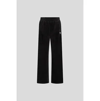 TEPLÁKY KARL LAGERFELD IKON VELVET SWEATPANTS BLACK