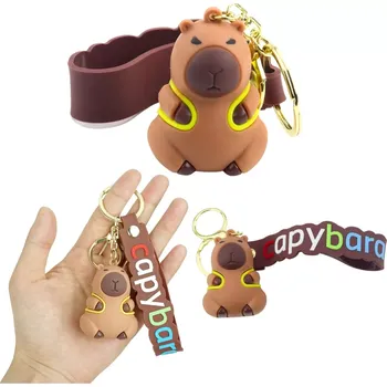 Přívěsek Přívěsek Kapybara Se Žlutým Batůžkem