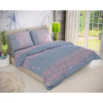 Kvalitex Krepové povlečení Milena růžová Velikost: povlak na polštářek 40x40 cm