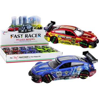 autíčko Kovové sportovní auto v měřítku 1:36