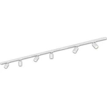 Bodové svítidlo BRILONER Lištový systém sada 225 cm - 3x 230V lišta 1-fázová, 6x spot GU10, bílá 8009066