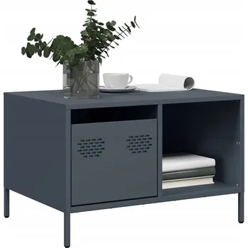 Konferenční stolek Konferenční stolek antracit 68,5x50x43,5 cm, ocel válcovaná za studena