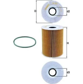 Filtr do auta Olejový filtr MAHLE OX 254D4