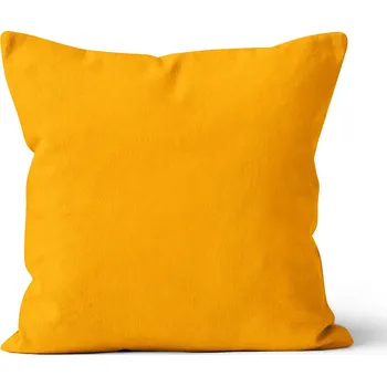 Polštář TipTrade s.r.o. Mikroplyšový polštář 40x40 cm Hořčicový