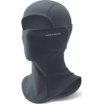 Čepice ROCKBROS Sportovní kukla z fleece ŠEDÁ