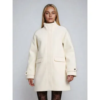 Dámský kabát Sinsay - Klasický kabát - krémová - 323HC-01X - 323HC-01X-XXL