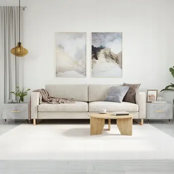 Konferenční stolek Konferenční stolek VidaXL čtvercový 50 x 40 x 50 cm světlý beton