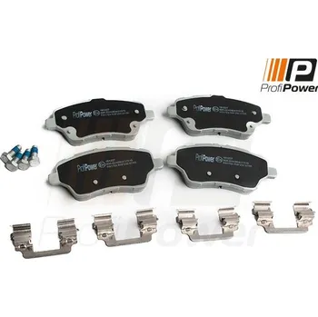 Brzdová destička Sada brzdových destiček, kotoučová brzda ProfiPower 1B1227