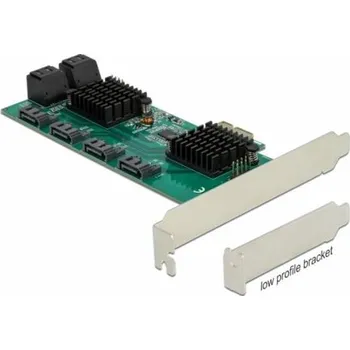Delock Karta PCI Express x1 SATA se 8 porty - Low Profile