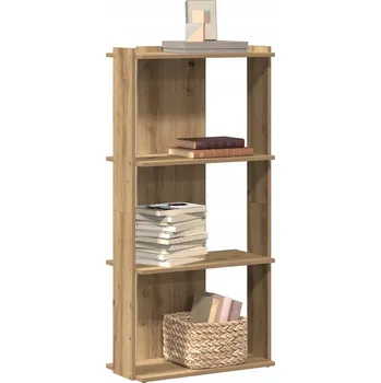 Knihovna Regál VidaXL 60 cm x 120 cm x 30 cm, dekor dub artisan