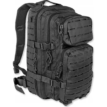 turistický batoh Vojenský Batoh Mil-Tec Laser Cut Assault 20-40 l černý
