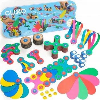 ostatní stavebnice STAVEBNICE KOSTKY PRO TVORBU MAGNETICKÝCH VOZIDEL SADA KOSTEK 72 DÍLKŮ