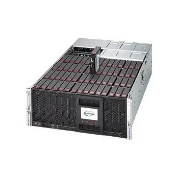 Server SUPERMICRO storage 4U 2x s3647,24xRAM,60x3,5",SAS,SIOM,2x2000W