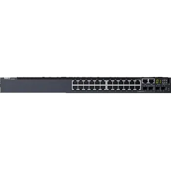 Switch Dell Networking S3124, L3, 24x 1GbE, 2xCombo, 2x 10GbE SFP+ fixed ports, Stacking, IO to PSU airflow, 1x AC PSU