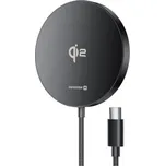 Swissten Bezdrátová nabíječka MagPuck Qi2, MagSafe - 1.5 m