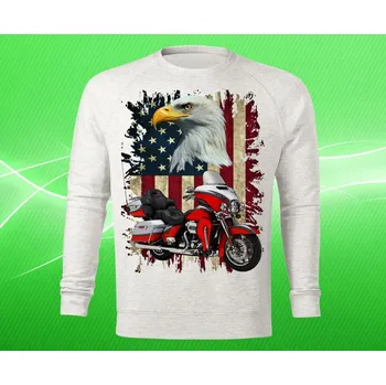 Pánská mikina mikina Harley Davidson XI dámská XL (mikina s motorkou)