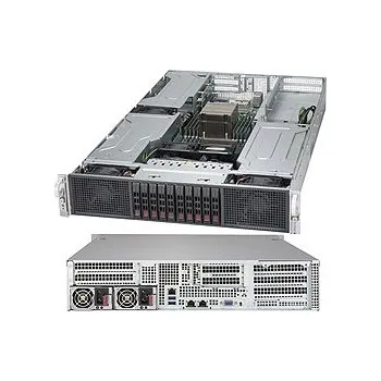 Server SUPERMICRO 2U 6xGPU ready,2x s2011v3,16xRAM,10x 2,5" HS,2x2000W