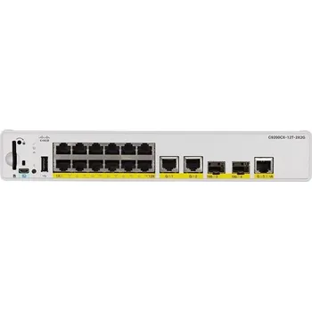 Počítač Cisco Catalyst 9200CX switch - Network Advantage - L3 - řízený - 12 x 1000Base-T + 3 x 1000Base-T + 2 x 1 Gigabit