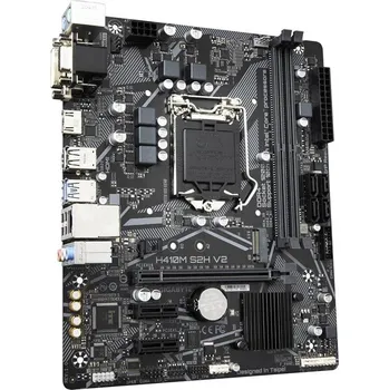 Základní deska GIGABYTE H410M S2H V2 / Intel H470 / LGA 1200 / 2x DDR4 DIMM / M.2 / D-Sub / DVI-D / HDMI / mATX