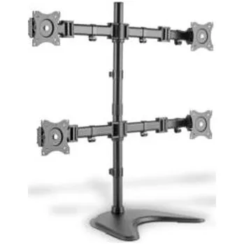 Držák monitoru Digitus stolní stojan pro čtyři monitory/Upínací držáky, černý 15-27 ", max. Zatížení 4x8 kg, VESA max. 100x100