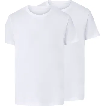 Pánské tričko esmara Men Pánské triko s BIO bavlnou, 2 kusy (bílá, XL (56/58))